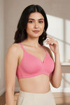 Zivame Padded Non Wired 3/4Th Coverage T-Shirt Bra - Morning Glory — thumbnail 4
